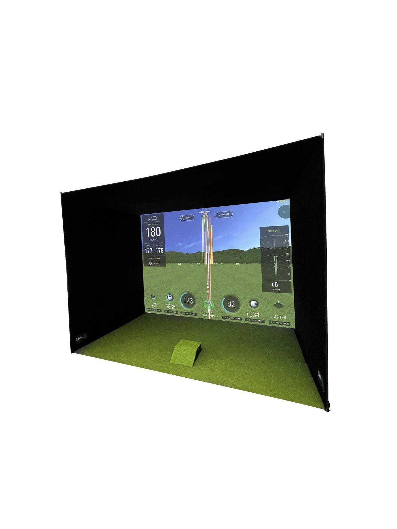 Projector Floor Mount Case – Short Throw Projector Protection for Golf Simulators