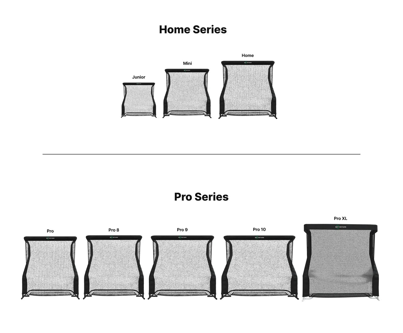 The Net Return® Pro Series V2 Large 8 - Golf & Multi Sport Net