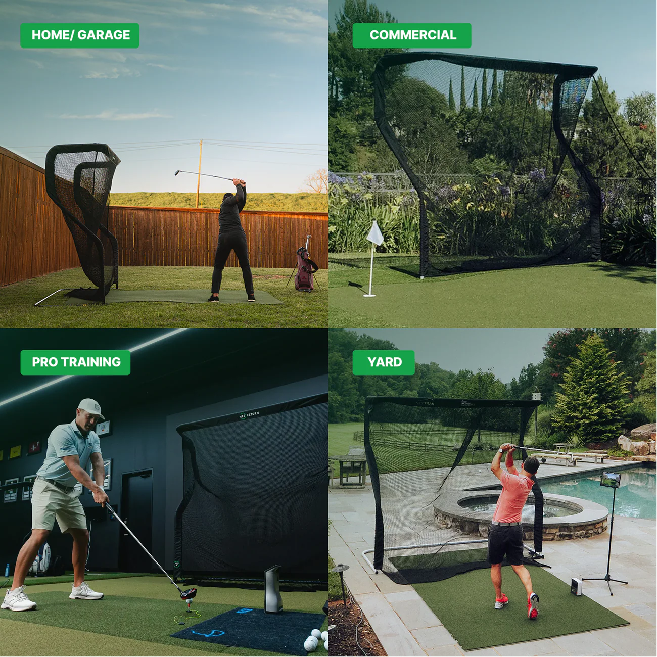 The Net Return® Pro Series V2 Golf & Multi-Sport Net