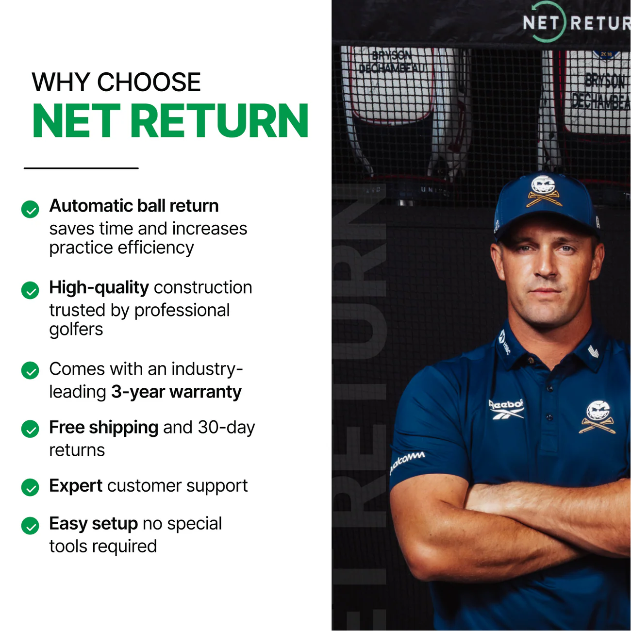 Net Return® Pro Series V2 Golf Bay Package