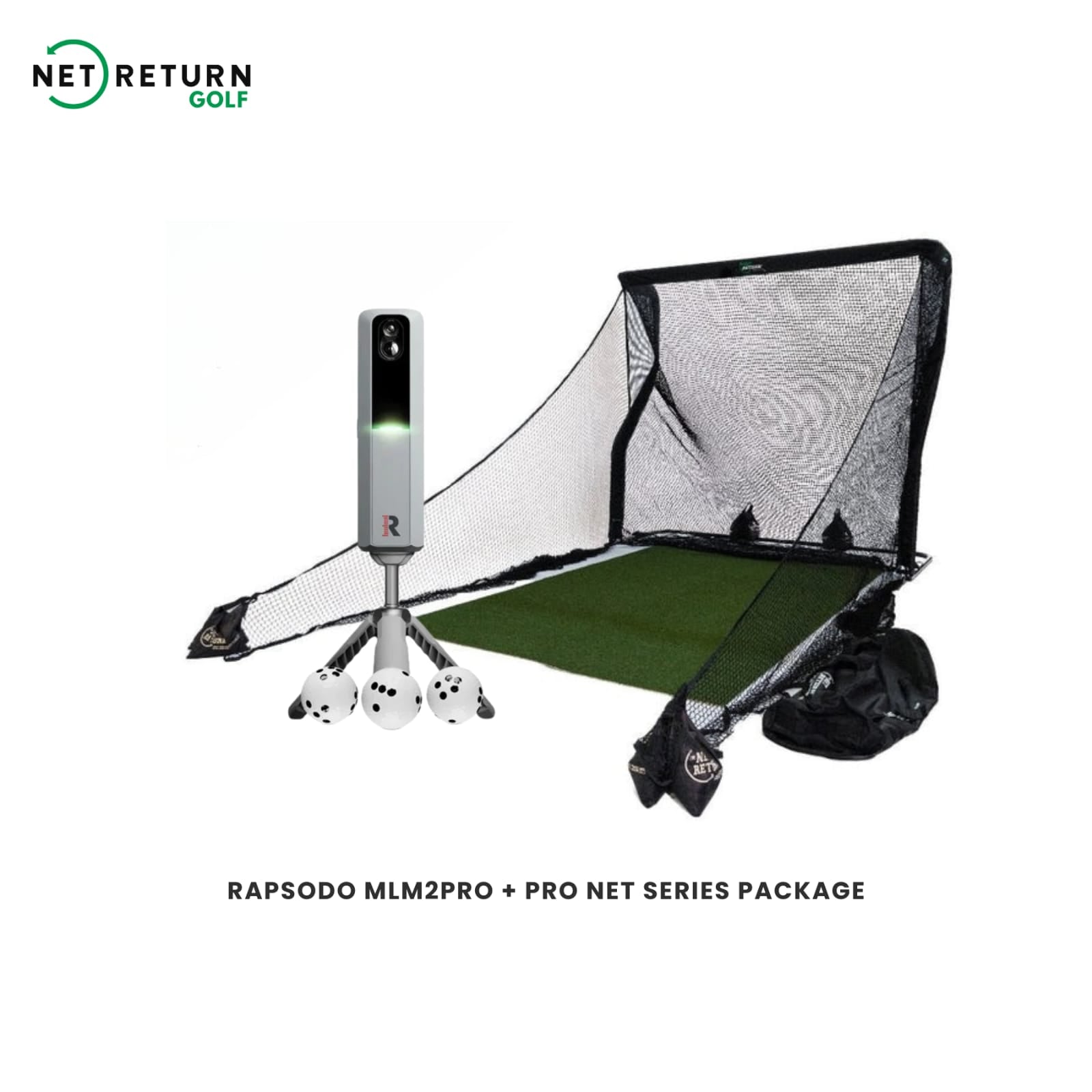 Rapsodo MLM2PRO Golf Simulator + The Net Return® Pro Package