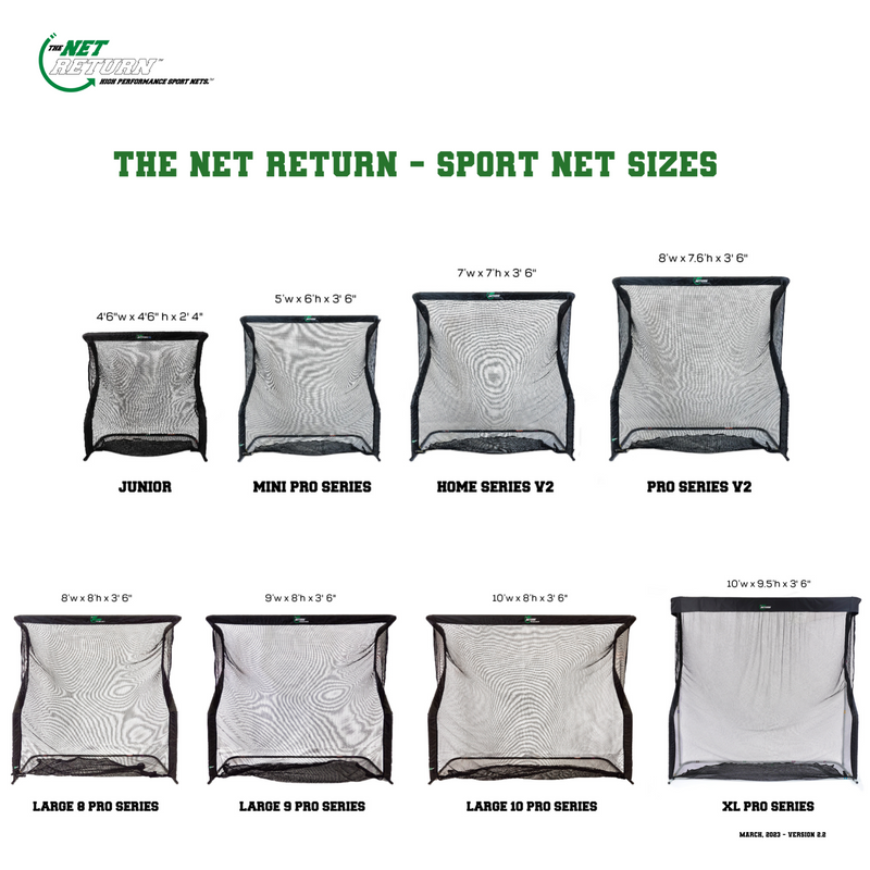 Pro Series V2 Large 8' Package - The Net Return Australia