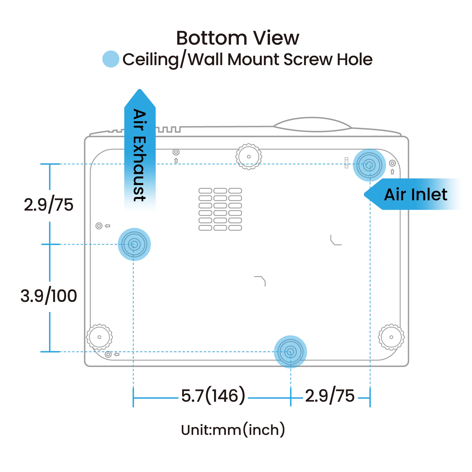 BenQ AH700ST 4000 Lumen 1080P Golf Simulator Laser Projector