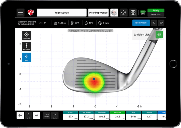 Face Impact Location for Flightscope Mevo+ Pro Package - The Net Return Australia