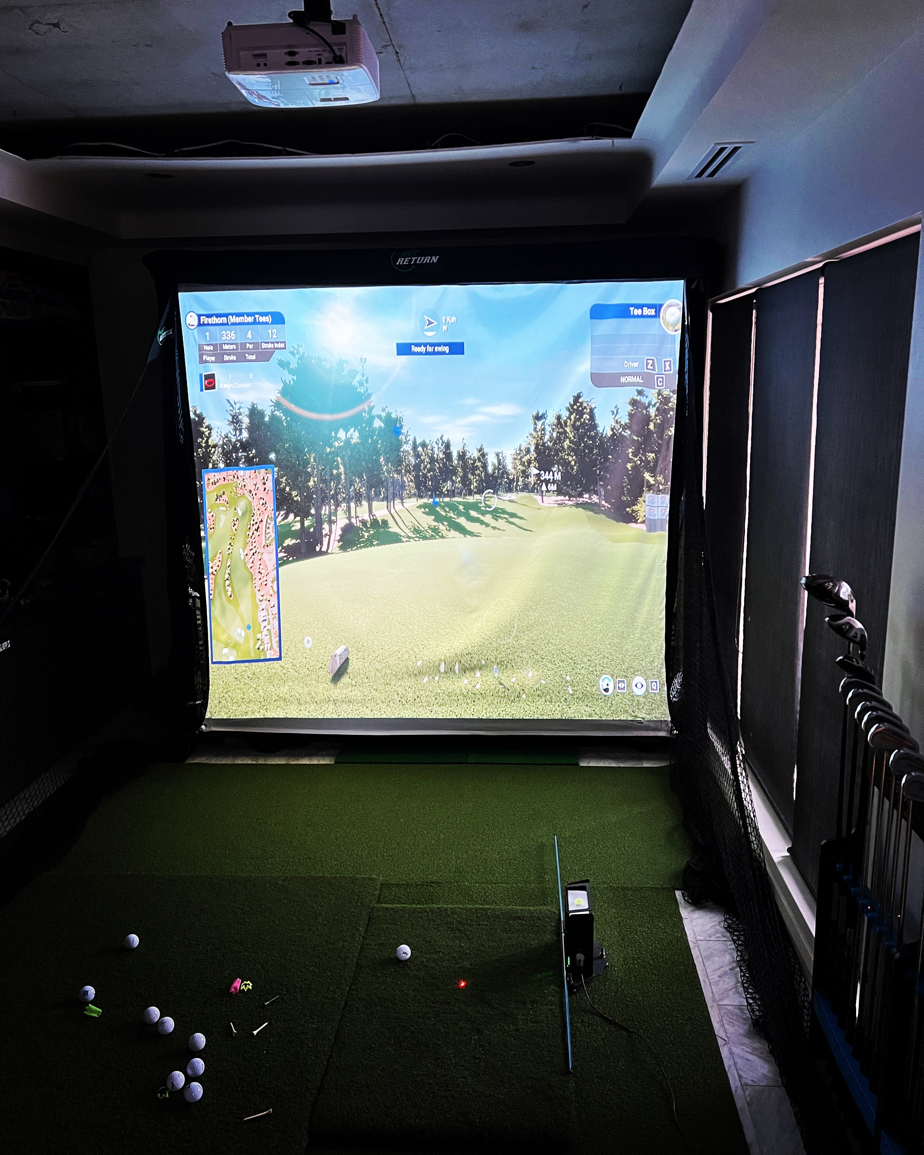 Pro Series V2 FLEX Simulator Impact Screen - The Net Return Australia