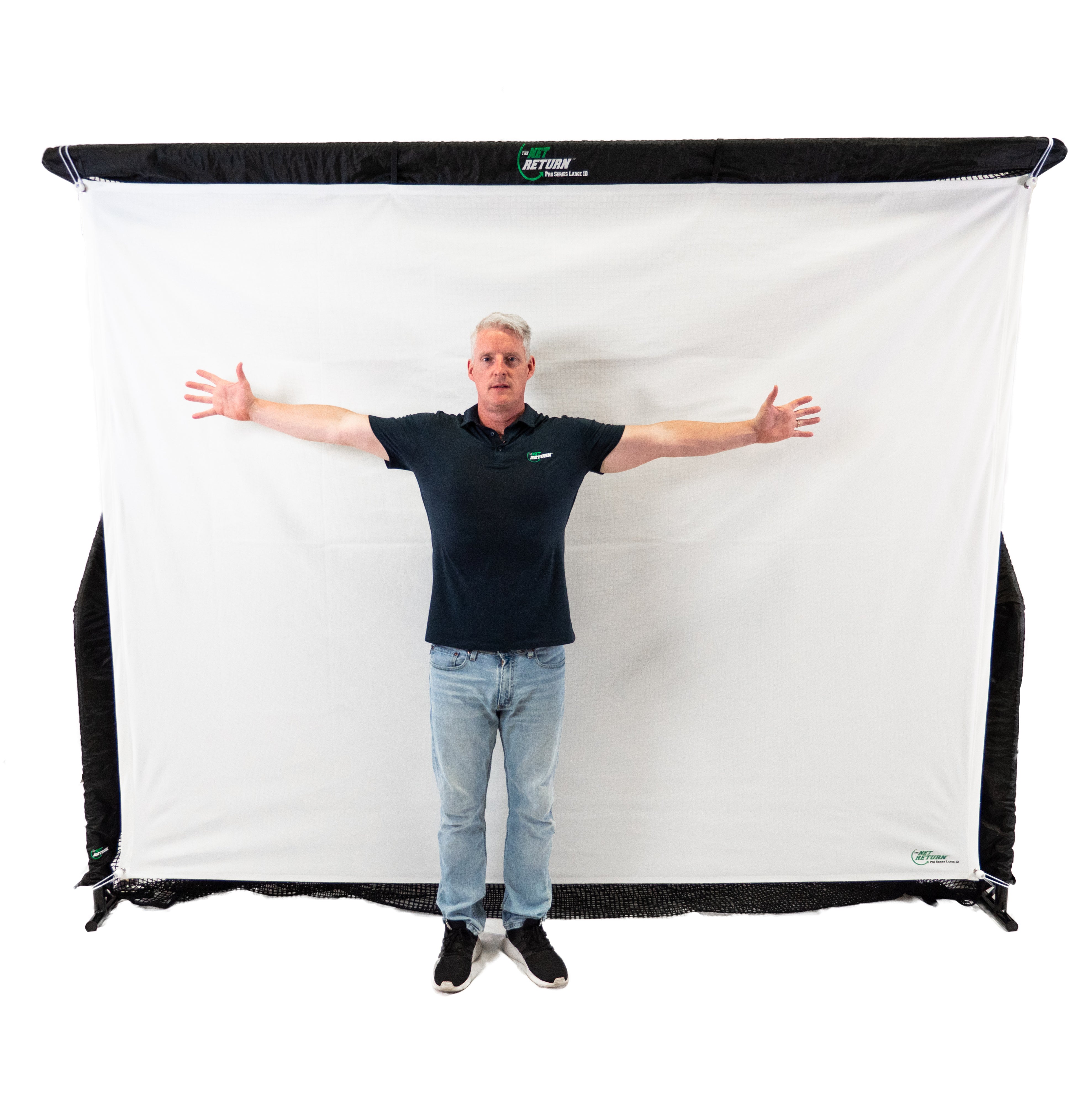 Pro Series V2 Large FLEX Simulator Impact Screen - The Net Return Australia