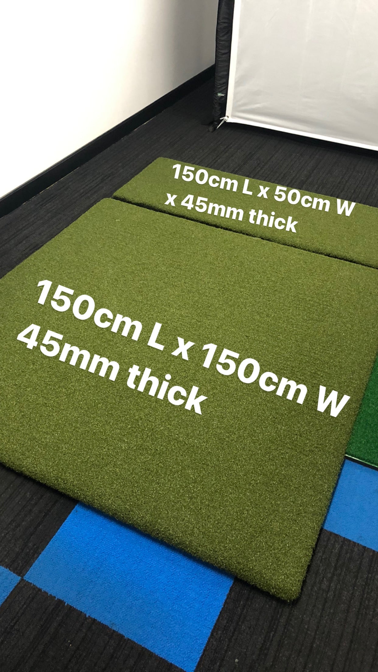 Real Feel - Country Club Elite strike turf mat section ( 150cm L x 50cm W x 4cm H) - The Net Return Australia