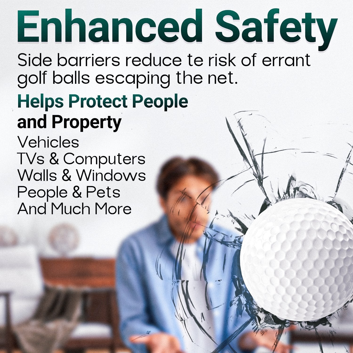 Universal Side Barriers for Pro v2 and Home v2 Nets - The Net Return Australia