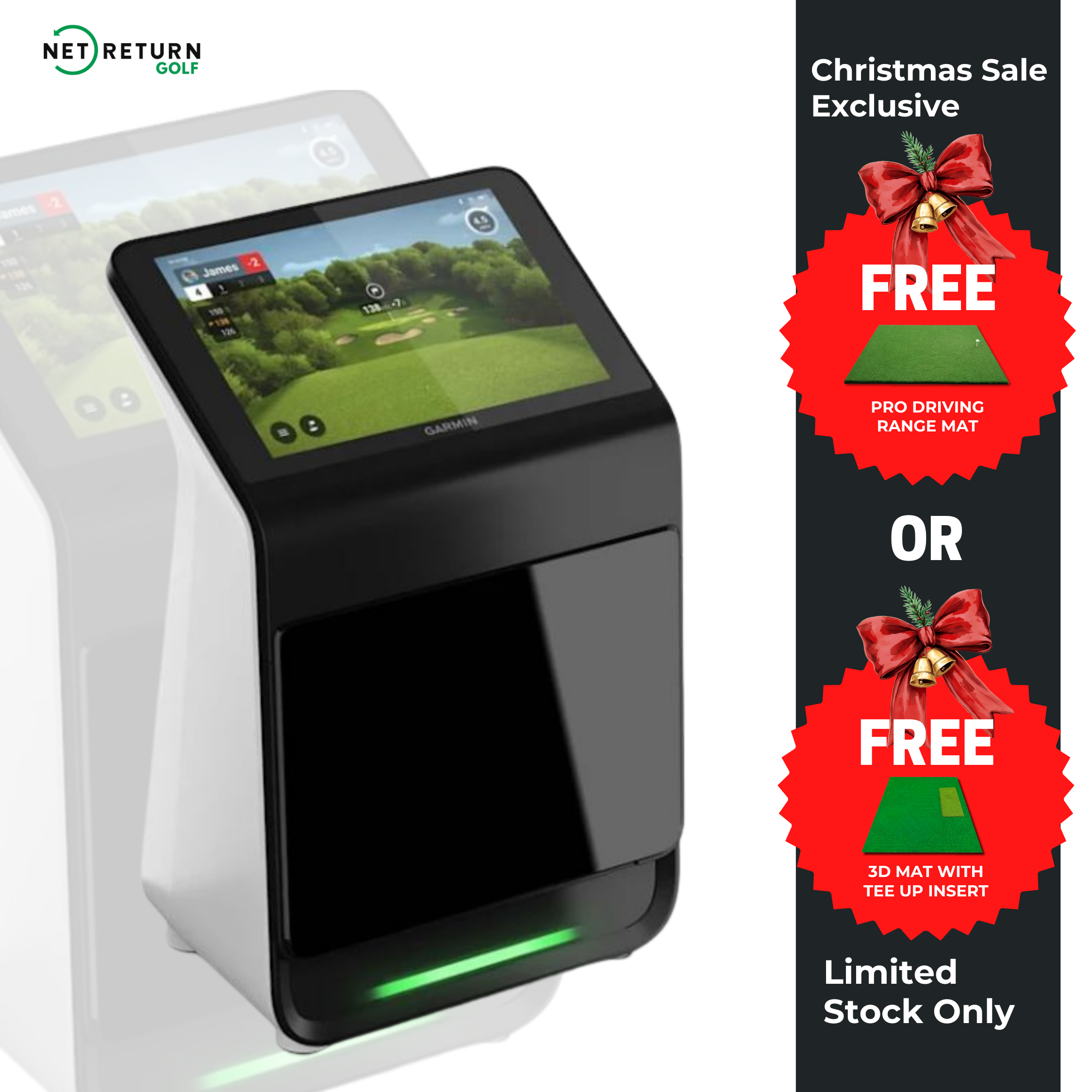 Garmin Approach R50 Advanced Golf Launch Monitor and Simulator