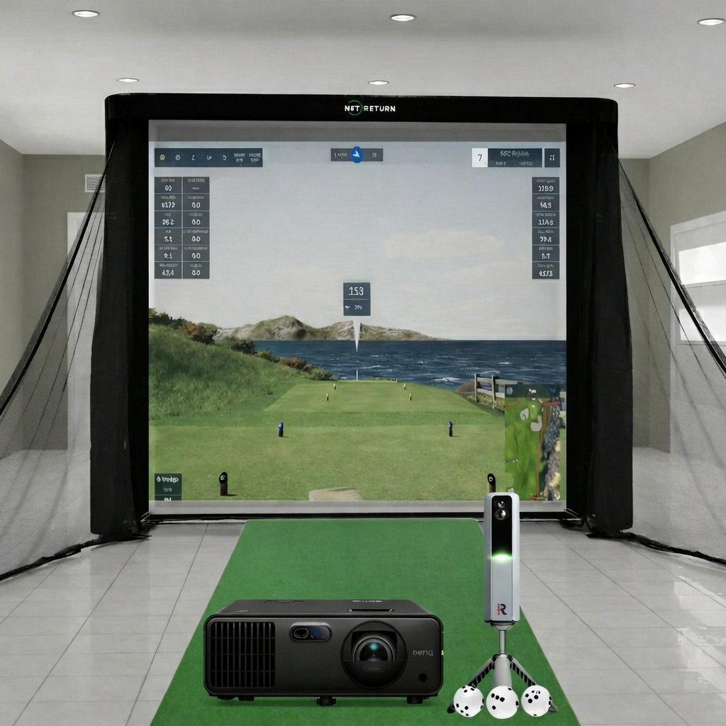 Rapsodo MLM2PRO + The Net Return® Golf Simulator Bays