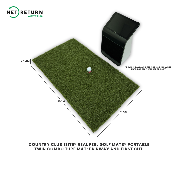 Country Club Elite® Portable Twin Combo Turf Mat