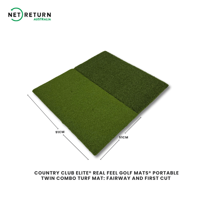 Country Club Elite® Portable Twin Combo Turf Mat