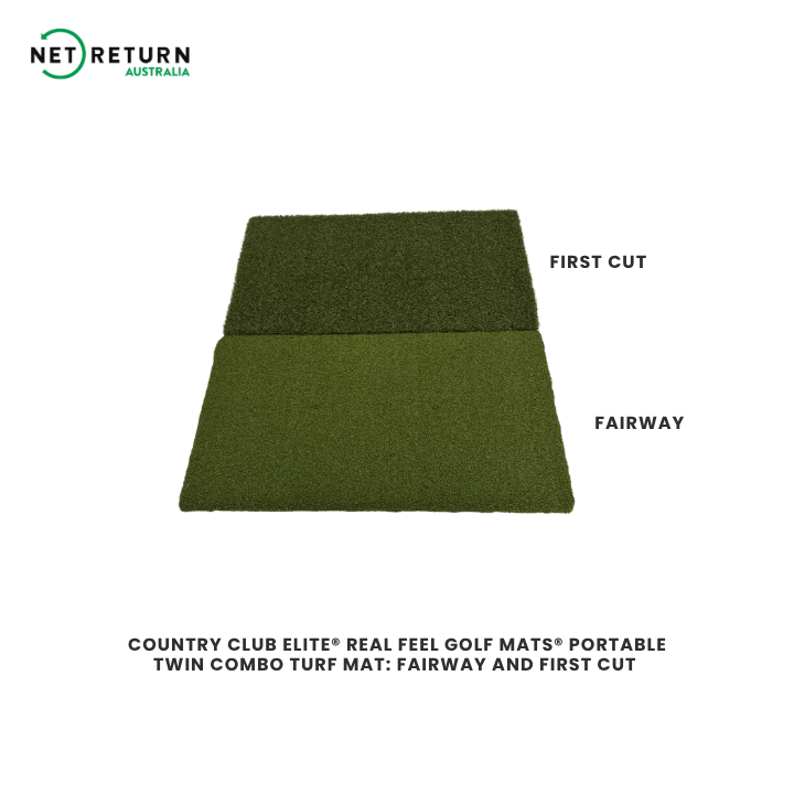 Country Club Elite® Portable Twin Combo Turf Mat