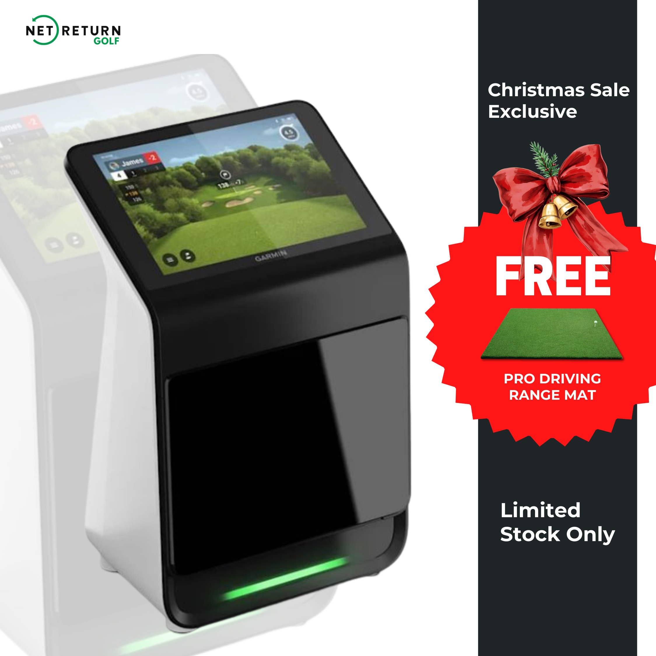 Garmin Approach R50 Advanced Golf Launch Monitor and Simulator