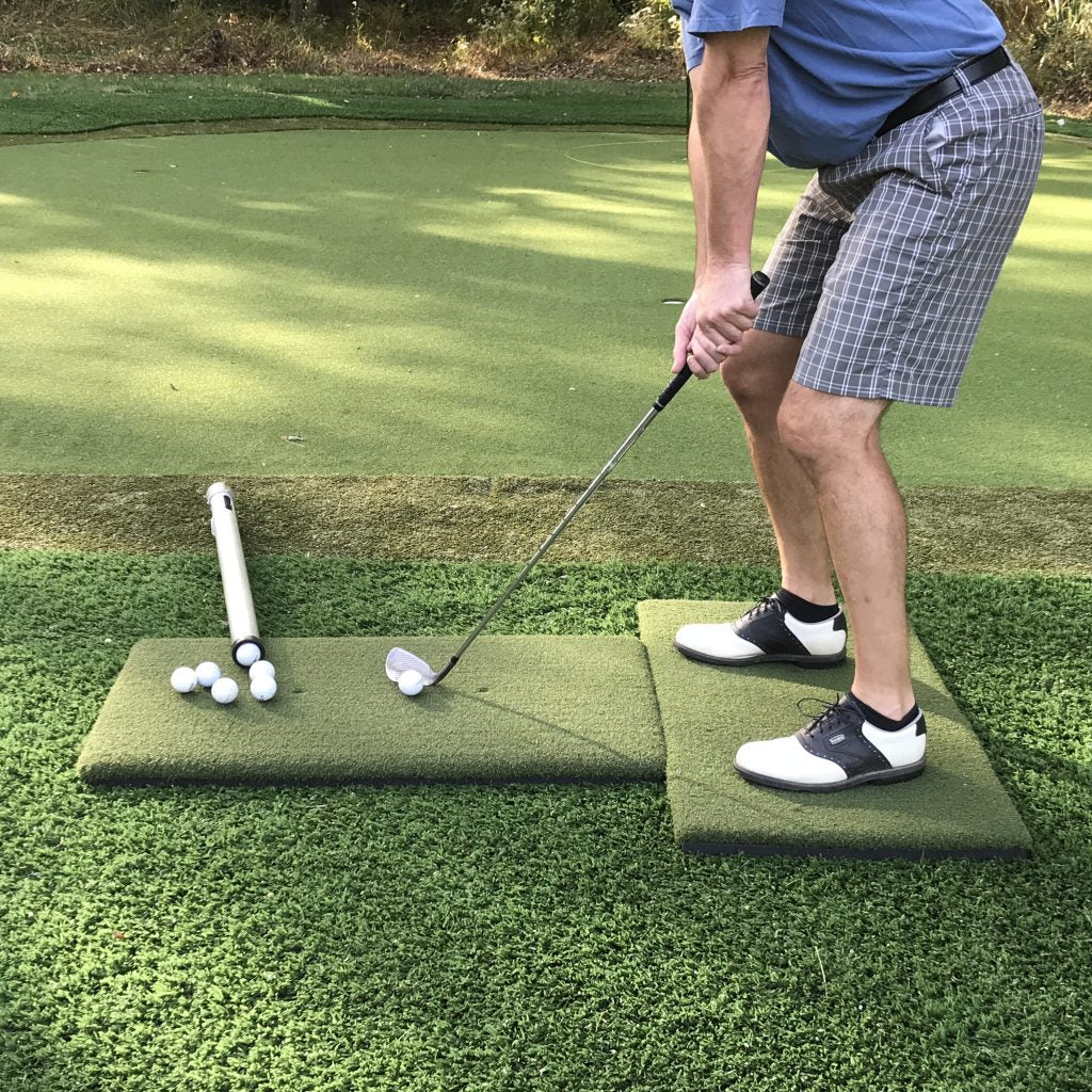 Portable Twin Combo System Real Feel Turf Mat