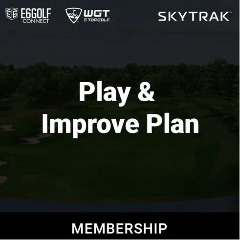 SkyTrak Play &amp; Improve - Annual Subscription with WGT and E6 Courses