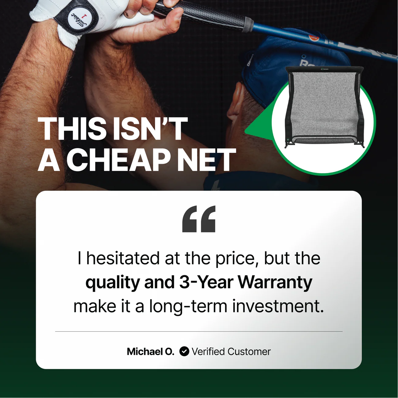 The Net Return® Pro Series V2 Golf & Multi-Sport Net