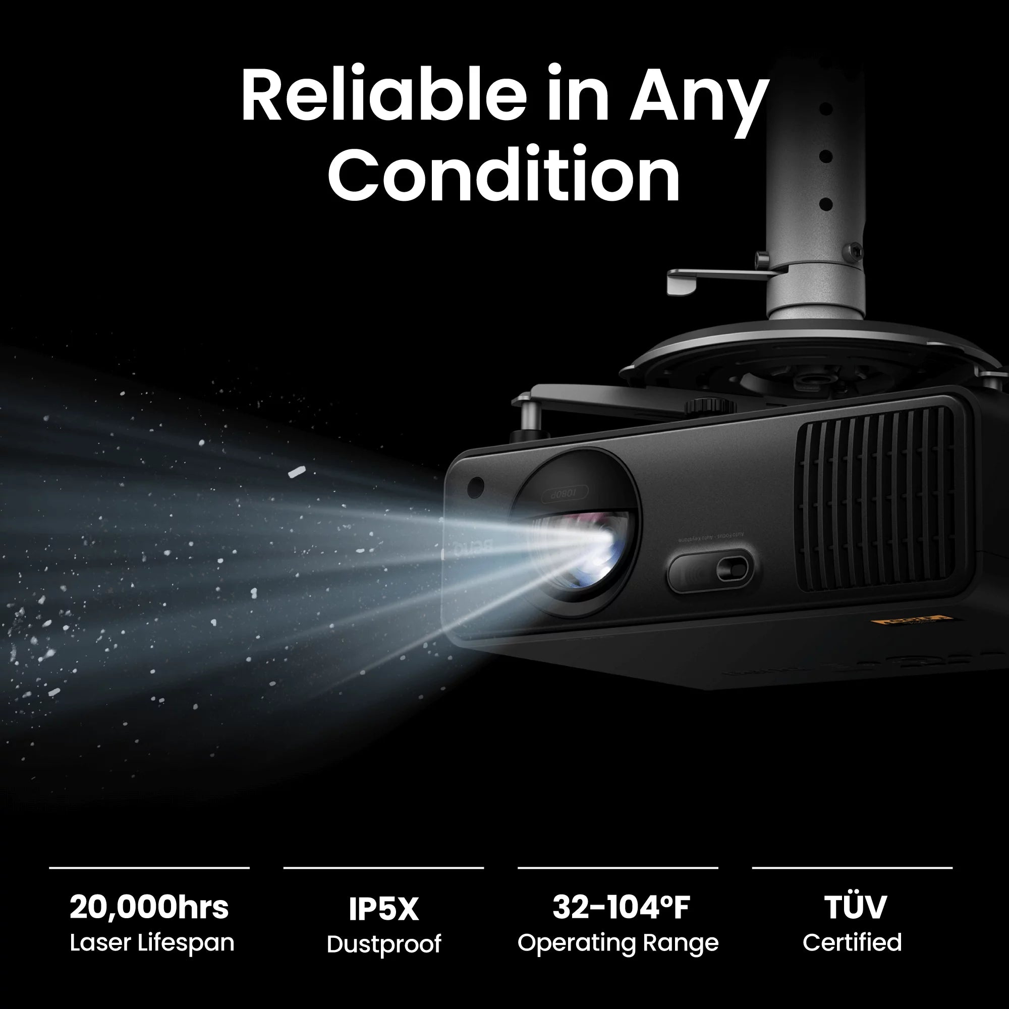 AH700ST 4000 Lumen 1080P Golf Simulator Laser Projector