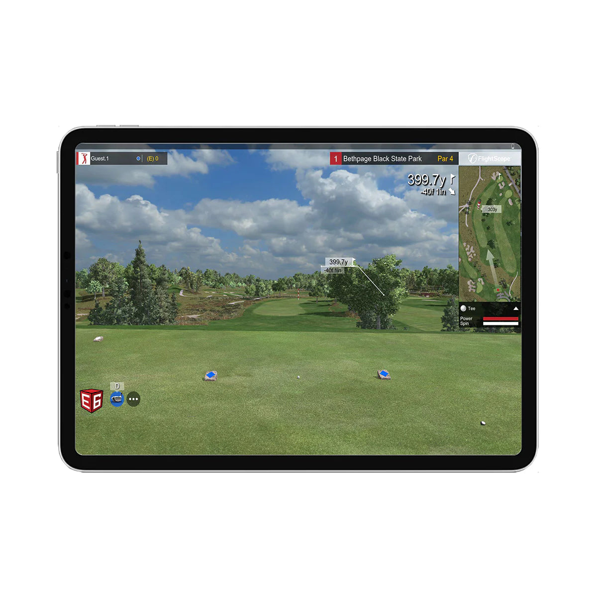 FlightScope Mevo+ Launch Monitor with Pro Package and Face Impact Location Package
