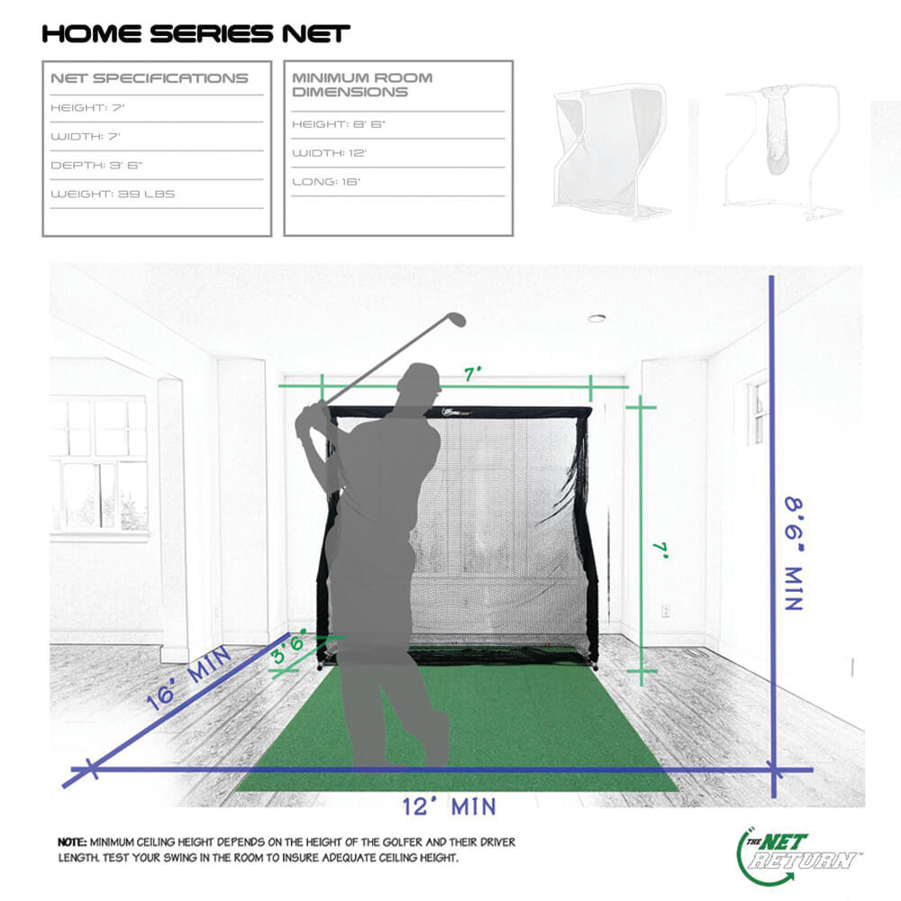 Home Series v2 Golf &amp; Multi Sport Net - The Net Return Australia