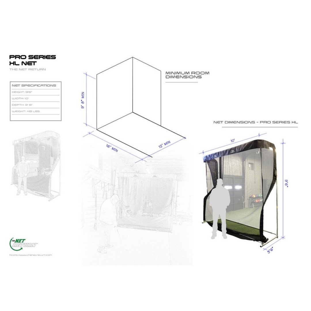 Pro Series V2 XL Golf & Multi-Sport Practice Net - The Net Return Australia
