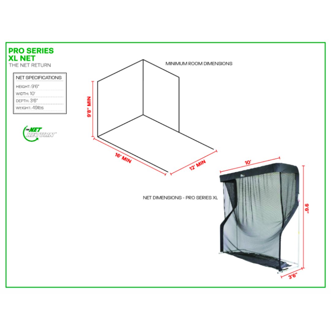 Pro Series V2 XL Golf & Multi-Sport Practice Net - The Net Return Australia