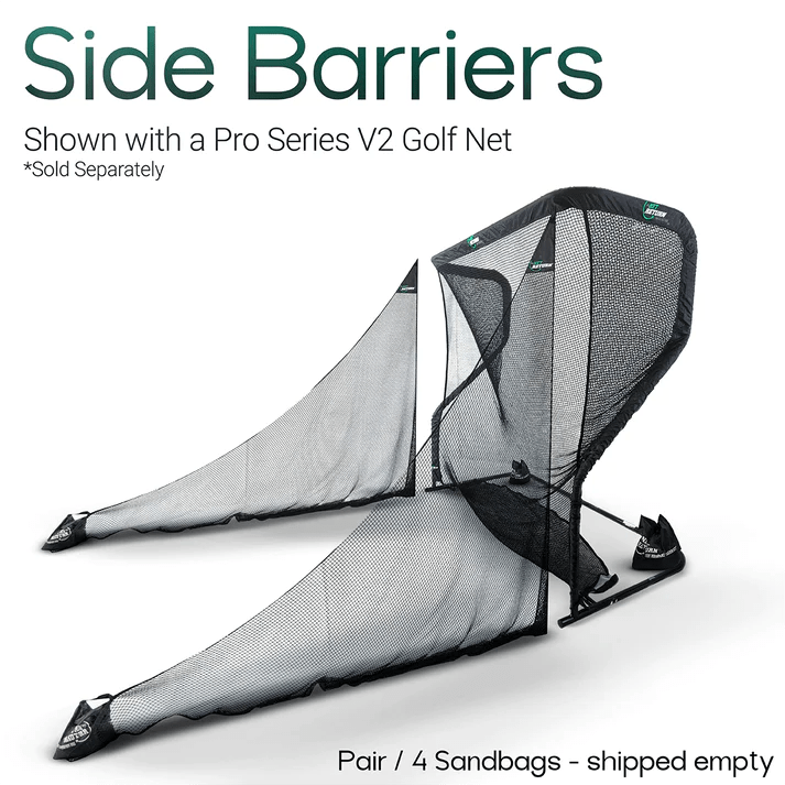 Universal side barriers for Pro Series V2 Large - The Net Return Australia