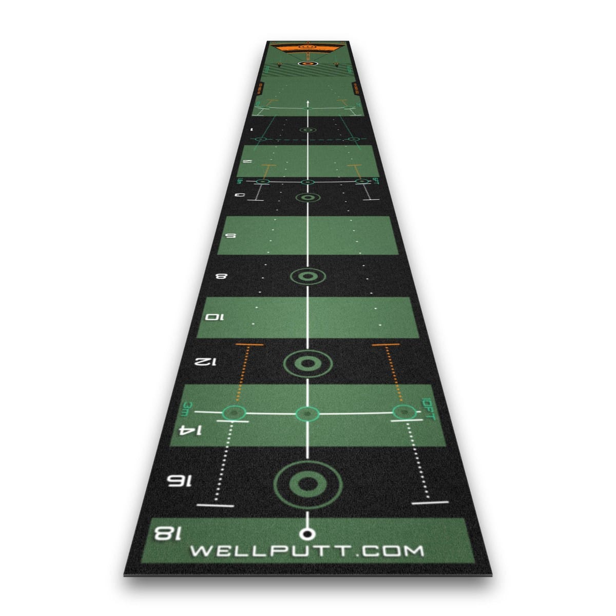 WellPutt 13ft Premium High Speed Putting Mat - The Net Return Australia